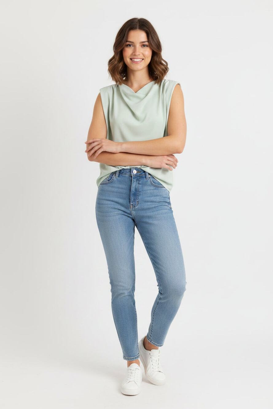 Grace Karin Sleeveless blouse,NWT